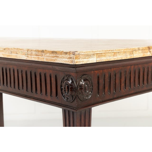 18th Century English Mahogany Serving Table For Sale - Image 6 of 8