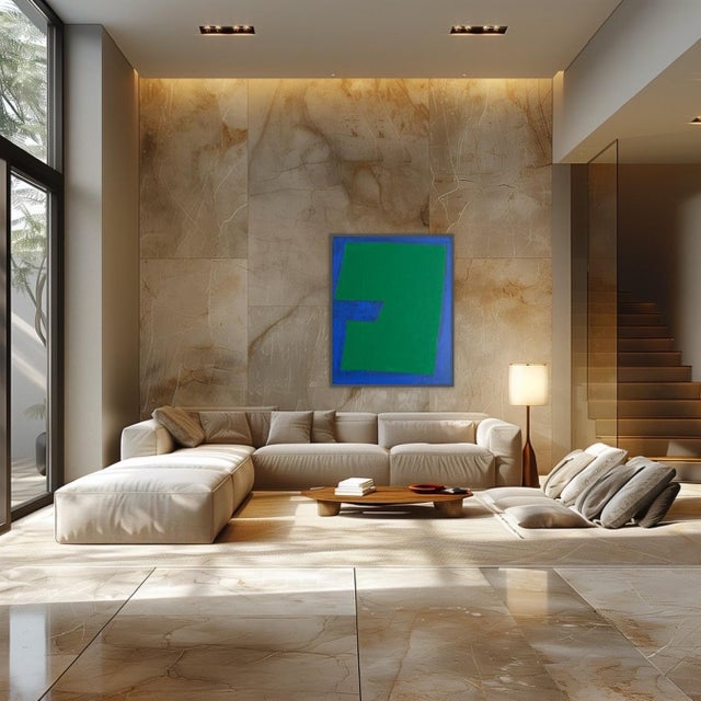 Bodasca, Echoes of Structure, 2025, Acrylic on Canvas For Sale - Image 6 of 12