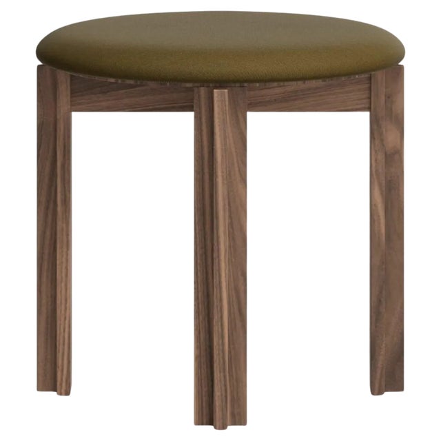 Walnut Principal Stool by Bodil Kjaer for Karakter For Sale
