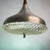 Metal Mid-Century Modern Scandinavian Chromed Aluminium and Glass Hanging Light with Wooden Accent, 1970s For Sale - Image 7 of 15