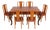 Venetian Neo-Rococo Dining Set by Vincenzo Cadorin for Testolini, 1890s, Set of 7 For Sale