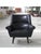 Vintage Black Armchair, 1960s For Sale - Image 4 of 10