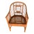 Brighton Pavilion Style Tiger Bamboo & Rattan Chair For Sale