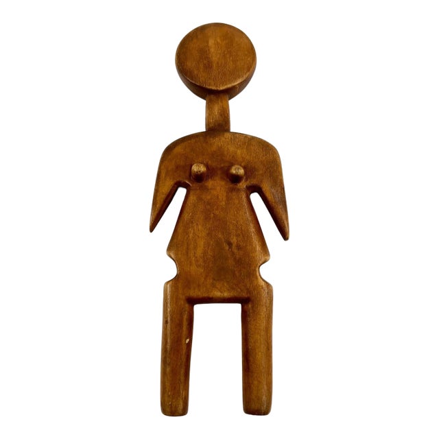 Early 20th Century Ewe Wooden Doll Togo For Sale