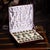 Vintage mid 20th century indian solid silver and hand painted enamel chess set, complete with 32 pieces. Presented in a...