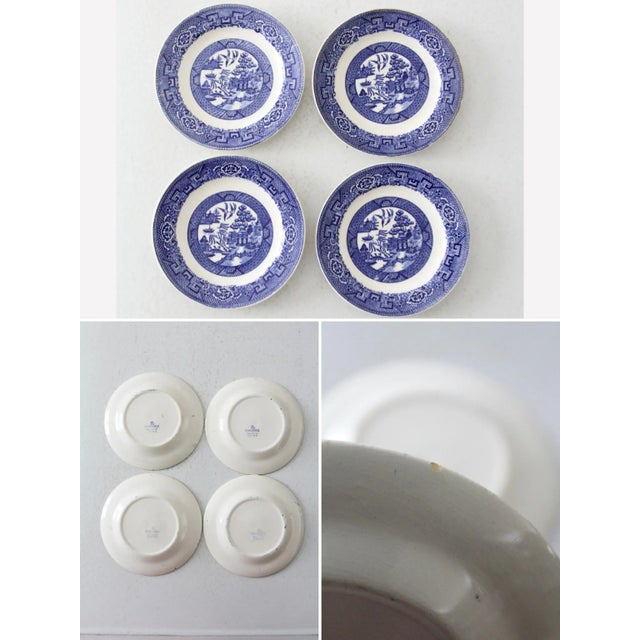 Blue Homer Laughlin Blue Willow Ware Dishes - Set of 13 For Sale - Image 8 of 10
