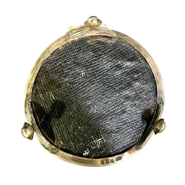 1920s English Silver and Faux Tortoise Shell Box For Sale - Image 9 of 9