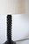 Turned Ebonised Wooden Lamp, 1960s For Sale - Image 4 of 5