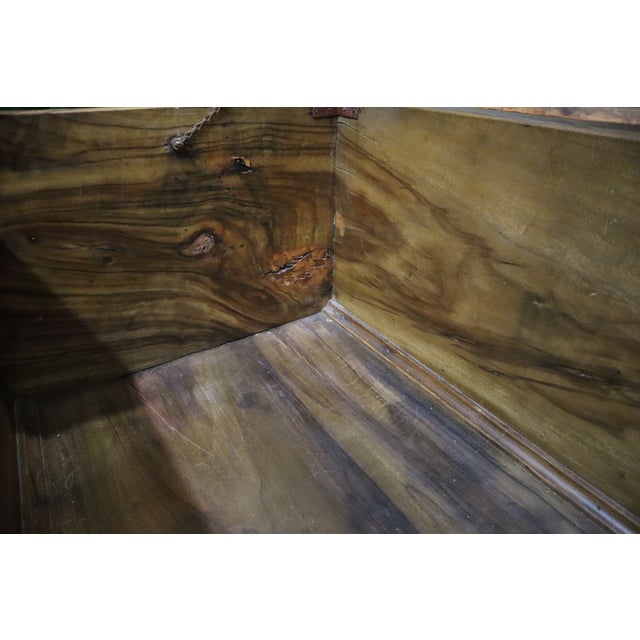 Antique Camphor Wood Campaign Chest With Brass Hardware For Sale - Image 18 of 18