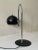Vintage Black & Chrome Orb Table Lamp For Sale - Image 9 of 12
