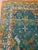 Square Blue Antique Oushak 19th Century Rug - 7'9" x 8'9" For Sale In New York - Image 6 of 9