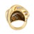 1980s Andrew Clunn 2.00 Carat Diamond 18k Yellow Gold Cocktail Ring, Size 5.5 For Sale In Los Angeles - Image 6 of 6