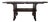 Late 20th Century Stickley Key Hole Trestle Dinning Table For Sale