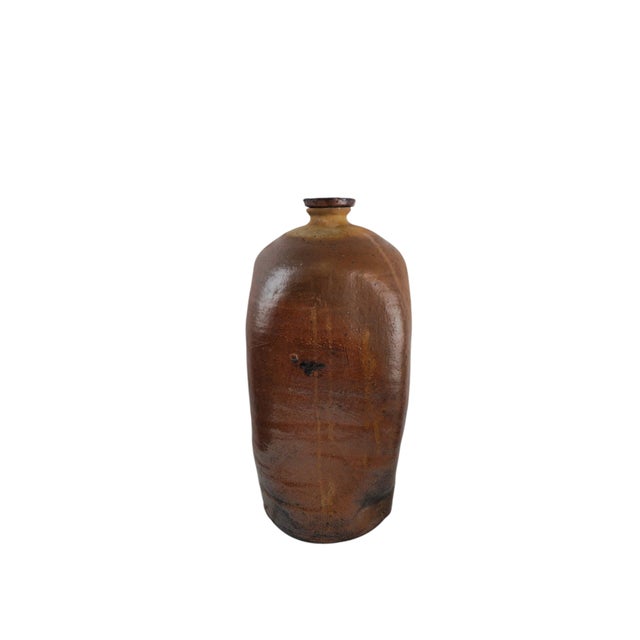 Salt-glazed stoneware chemical bottle (Säureflasche) from the Břasy works of Montan- und Industrialwerke A.G., formerly...