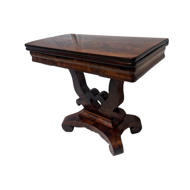 For your consideration, this rare empire game brings a rich history into your home. The table has a stunning profile with...
