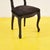 Vintage Black Wooden Chair For Sale - Image 3 of 7