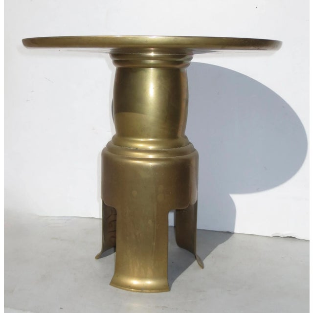 1990s Japanese Ikebana Display Stand Brass 1990s' For Sale - Image 5 of 9