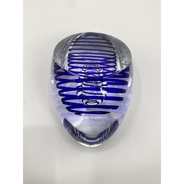 Glass Art Object / Paperweight from Studio Åhus, Sweden, 1991 For Sale - Image 11 of 18
