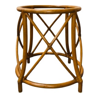 Baker / McGuire Organic Modern Wood Dining Table Base For Sale