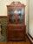 Vintage Brown Wood Versatile China Cabinet Display Cabinet Bookcase For Sale - Image 15 of 16