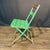 Weathered Green Bistro Chairs With Original Paint For Sale - Image 11 of 12