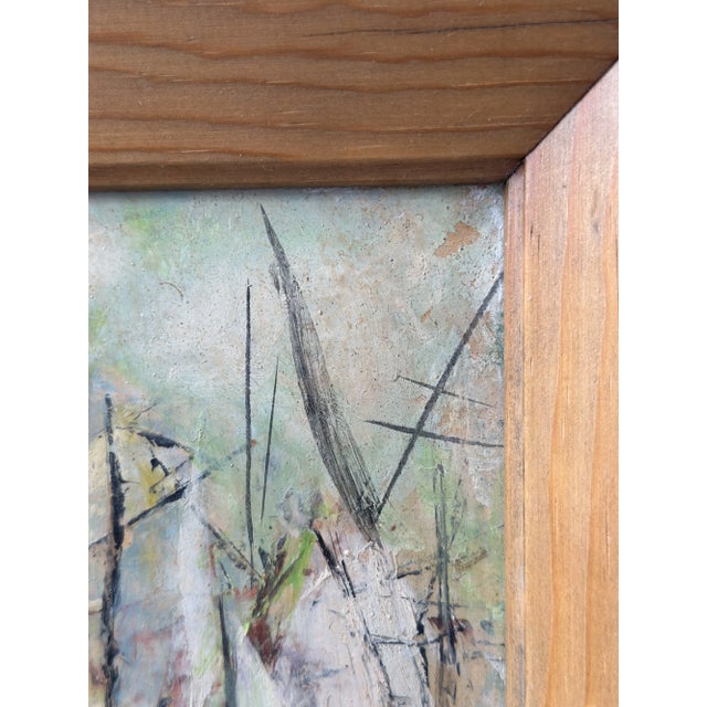 Vintage Framed Impressionist Oil on Board Painting of Sailboats, Circa 1974 For Sale - Image 16 of 16