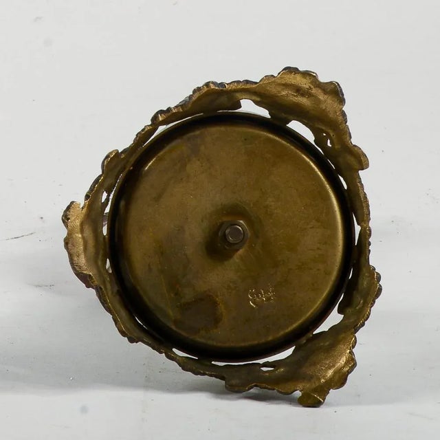 White Boy Figurine in Porcelain with Brass Base by Triade, 1950s For Sale - Image 8 of 9