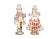 Blown Murano glass Goldonian Figures, Set of 2 For Sale