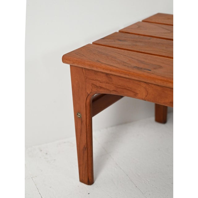 Wood Kavalkad Bench by Yngvar Sandström for Säffle Möbelfabrik, 1960s For Sale - Image 7 of 10