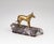 Hollywood Regency Stylized Brass Greyhound Sculpture on Marble Base, 1960s For Sale - Image 4 of 18