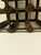 Mid-Century Modern Vintage Industrial Wood & Galvanized Iron 12-Bottle Wine Rack For Sale - Image 3 of 10