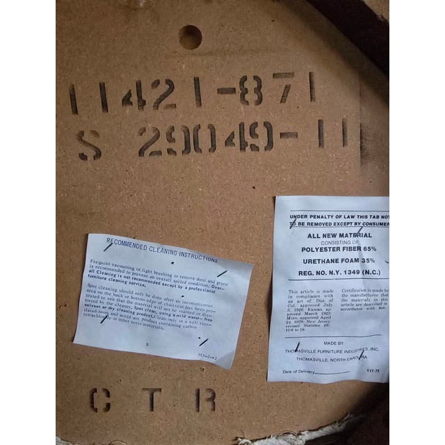 Thomasville Vintage French Country Cane Back Chair – Solid Wood, Elegant Classic For Sale - Image 9 of 9