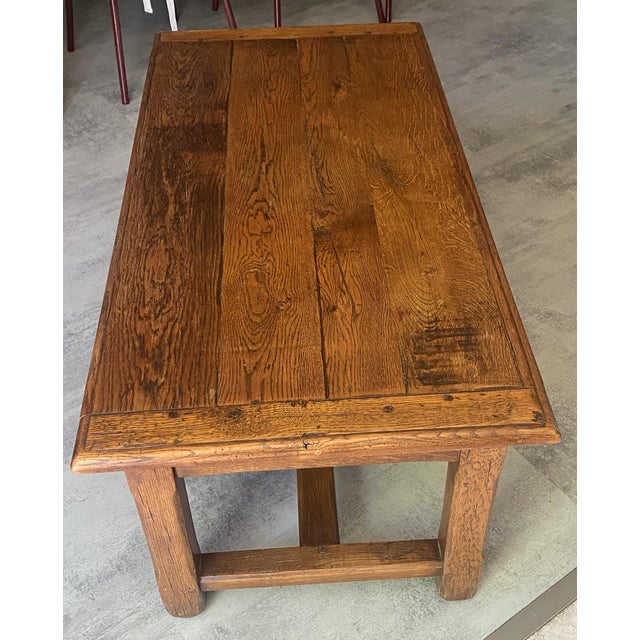 Beautiful antique farmhouse coffee table with one drawer Fully pegged, very stable, one drawer Length 110cm Depth 55cm...