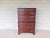 Henkel Harris Mahogany Georgian Style Chest on Chest For Sale - Image 11 of 14