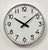 Metal Vintage Silver Wall Clock from Esmi, 1980s For Sale - Image 7 of 17