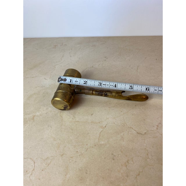Vintage Chase Usa Art Deco Brass Jigger With Bottle Opener For Sale In Seattle - Image 6 of 7