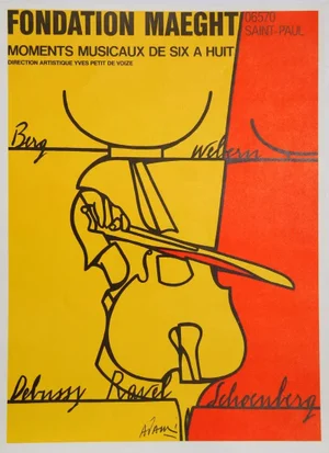 Fondation Maeght, Valerio Adami Lithograph Poster