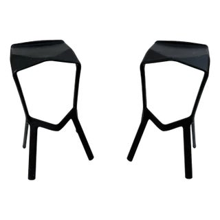 Pair Konstantin Grgic Miura Ultra Modern Bar Stools For Sale