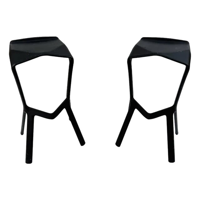 Pair Konstantin Grgic Miura Ultra Modern Bar Stools For Sale
