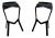 Pair Konstantin Grgic Miura Ultra Modern Bar Stools For Sale
