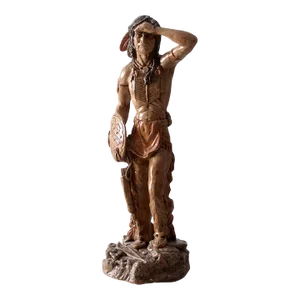 Vintage Native American Indian Statuary Figurine