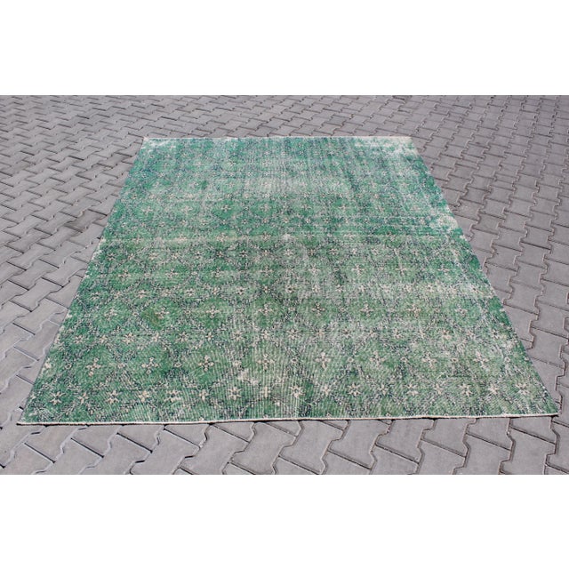 Vintage Turkish Anatolian Area Rug - 80.5"x100" For Sale - Image 13 of 13