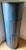 Antique Bow-Front Corner Cabinet in Blue Paint, 18th Century For Sale - Image 6 of 17
