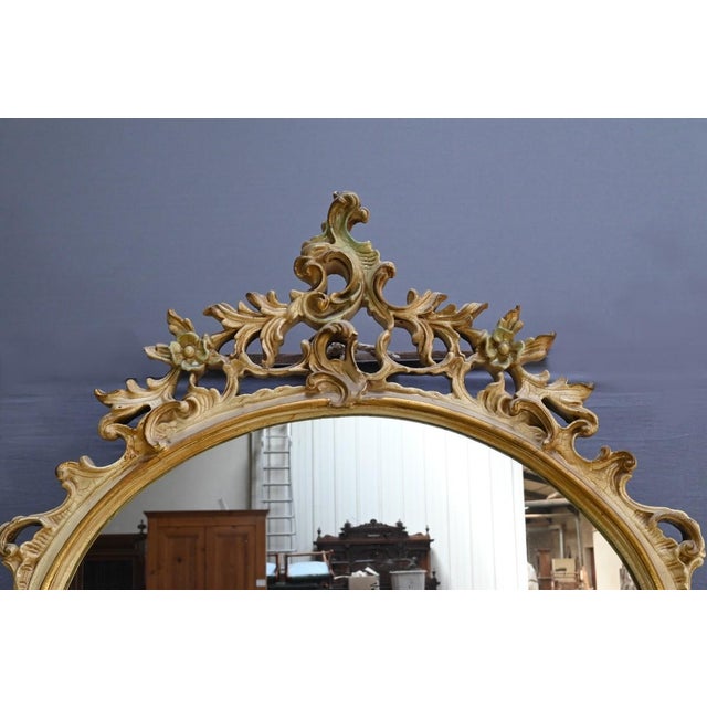 20th Century Wooden Console Mirror Set For Sale - Image 4 of 18