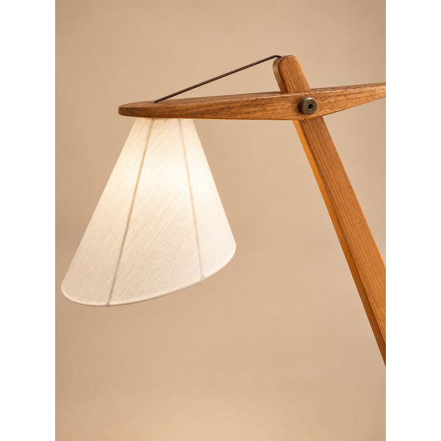 Wood Tripod Floor Lamp, Sweden, 1950 For Sale - Image 9 of 12