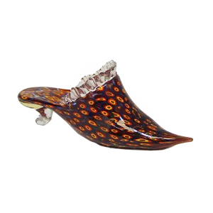 Shaped Murano Glass Shoe from Fratelli Toso, 1960s