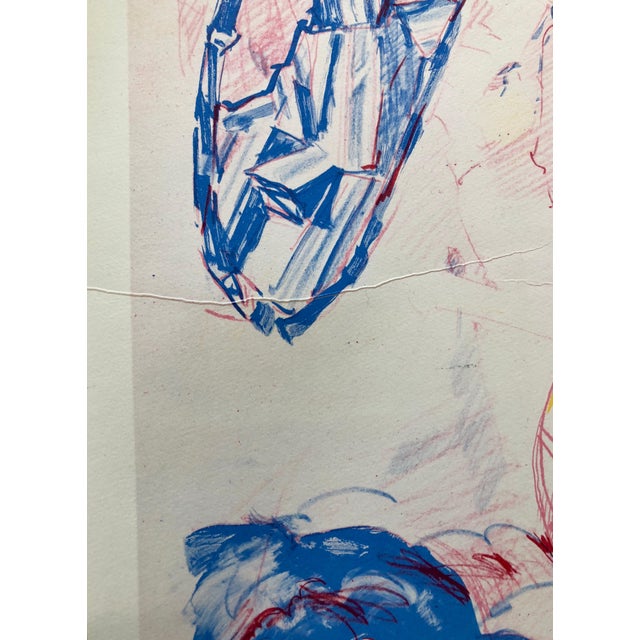 André Thomkins, 1970s Modernist Swiss Colorful Surrealism Signed Dada Lithograph Andre Thomkins For Sale In Miami - Image 6 of 7