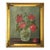 Antique Still Life With Roses in Gilt Embellished Frame, Signed (Oil on Canvas) For Sale