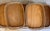 Wood Set of 5 Vintage Bamboo Serving Trays For Sale - Image 7 of 12