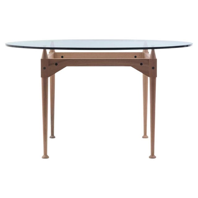Mid-Century Modern TL3 Table in Glass & Wood by Franco Albini for Cassina For Sale - Image 12 of 16